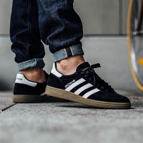 adidas handball spezial black white gum|handball spezial shoes core black.